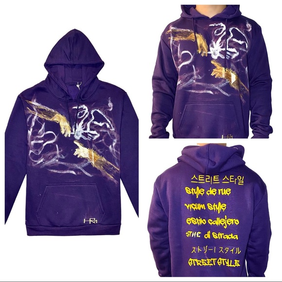 pass it down  hoodie , hand painted designer HRM - Picture 1 of 6
